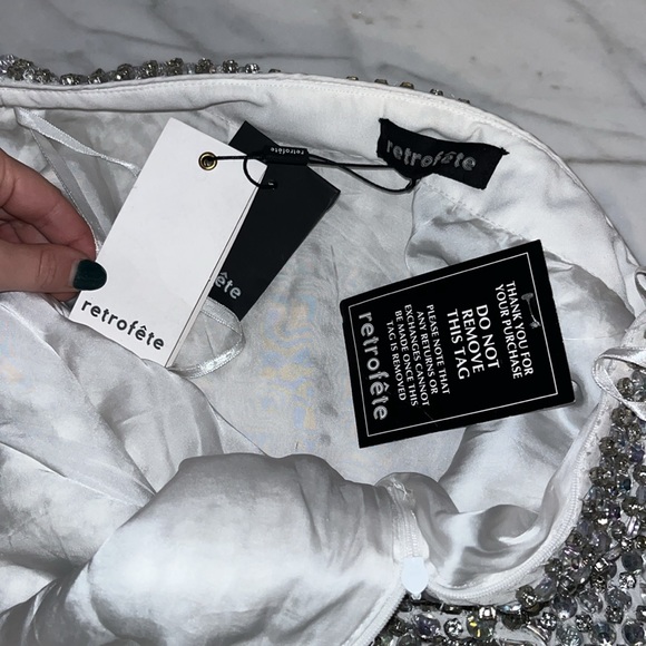 NWTRetrofete Ruby Embellished Mini Skirt - Picture 4 of 6